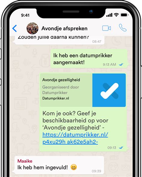 datumprikker whatsapp maken|Datumprikker kan nu ook worden gedeeld via WhatsApp